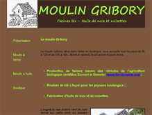 Tablet Screenshot of moulin-gribory.com